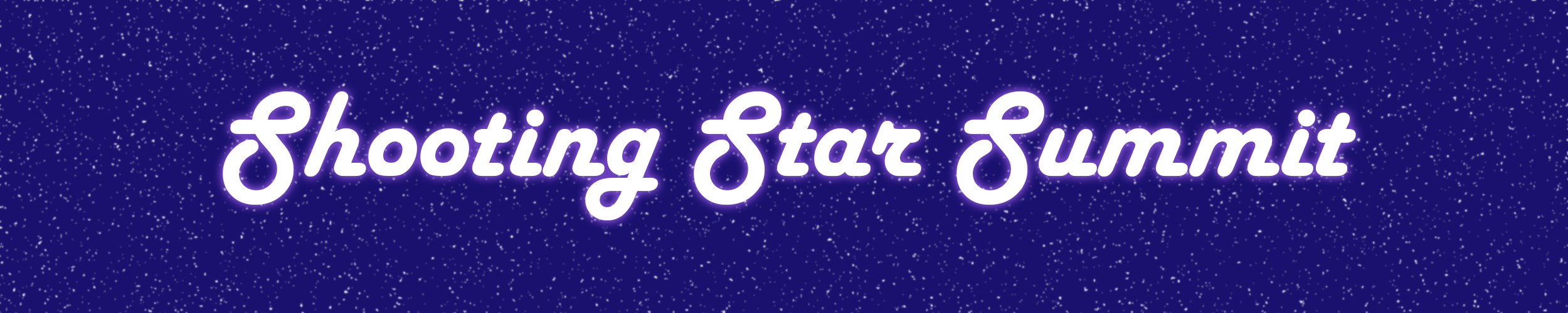 Shooting Star Summit Banner